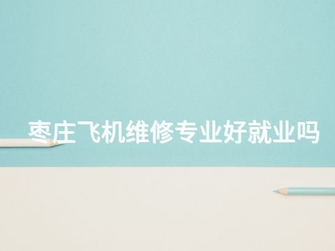 枣庄飞机维修专业好就业吗