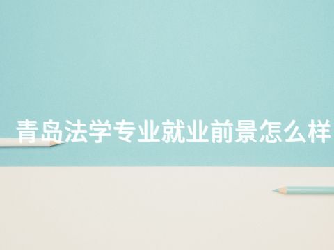 青岛法学专业就业前景怎么样(图1)