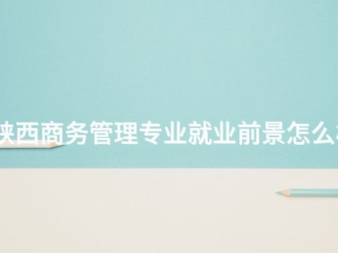 陜西商務管理專業就業前景怎么樣