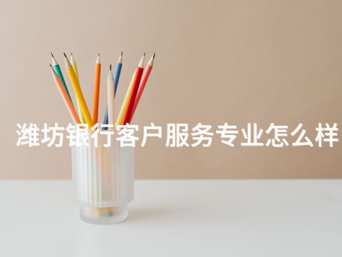 濰坊銀行客戶服務專業怎么樣(圖1) 濰坊銀行客戶服務專業怎么樣(圖1)