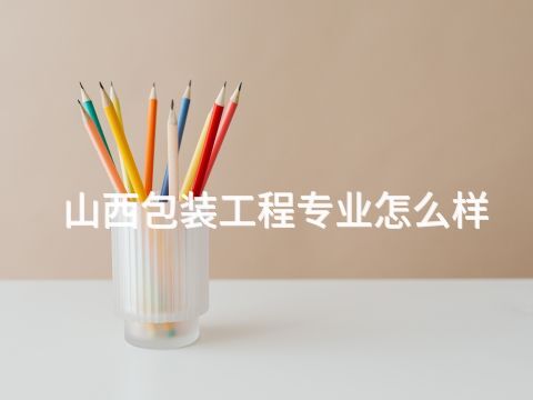 山西包装工程专业怎么样