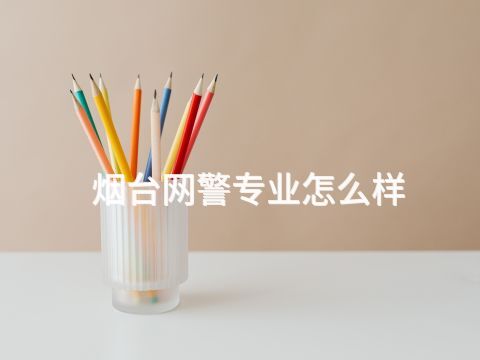 烟台网警专业怎么样