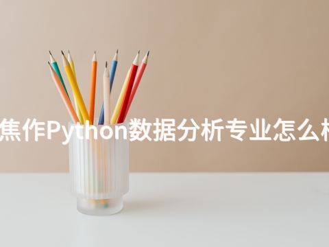 焦作Python数据分析专业怎么样