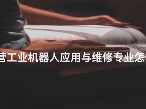 东营工业机器人应用与维修专业怎么样