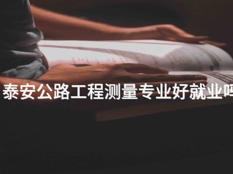 泰安公路工程测量专业好就业吗(图1)