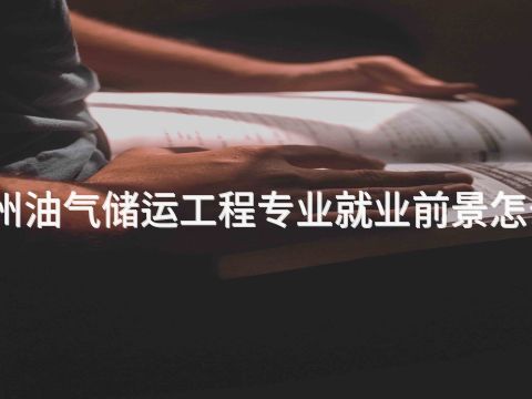 滄州油氣儲運工程專業就業前景怎么樣