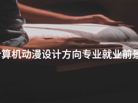 枣庄计算机动漫设计方向专业就业前景怎么样