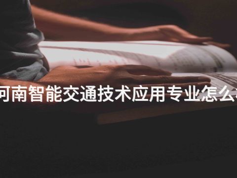 河南智能交通技术应用专业怎么样