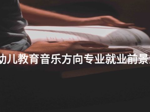 滨州幼儿教育音乐方向专业就业前景怎么样