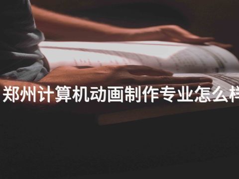郑州计算机动画制作专业怎么样