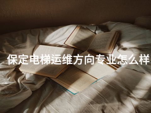 保定电梯运维方向专业怎么样