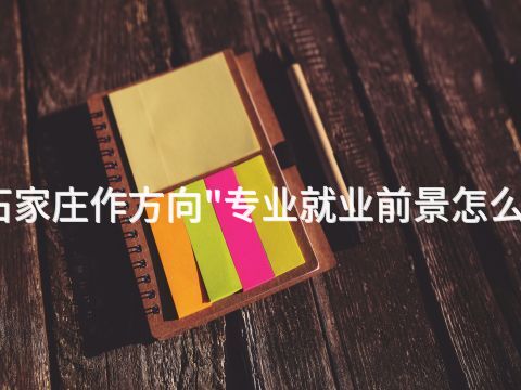 石家庄作方向"专业就业前景怎么样