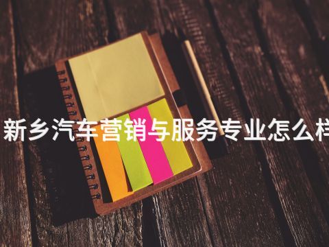 新乡汽车营销与服务专业怎么样