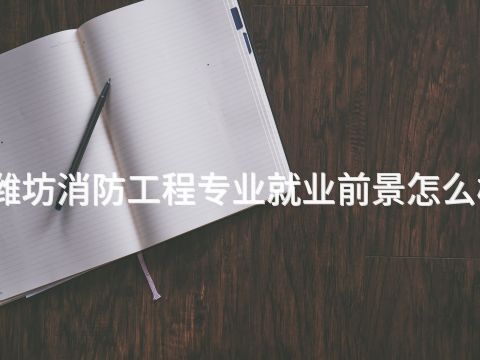 潍坊消防工程专业就业前景怎么样
