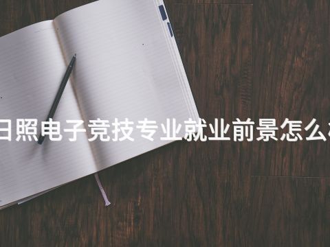 日照电子竞技专业就业前景怎么样