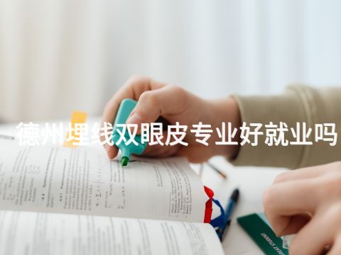 德州埋线双眼皮专业好就业吗(图1)