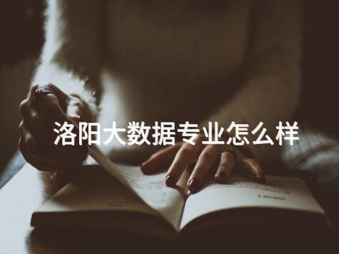 洛阳大数据专业怎么样