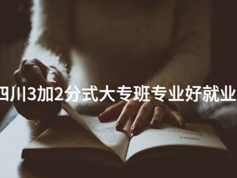 四川3加2分式大专班专业好就业吗(图1) 四川3加2分式大专班专业好就业吗(图1)