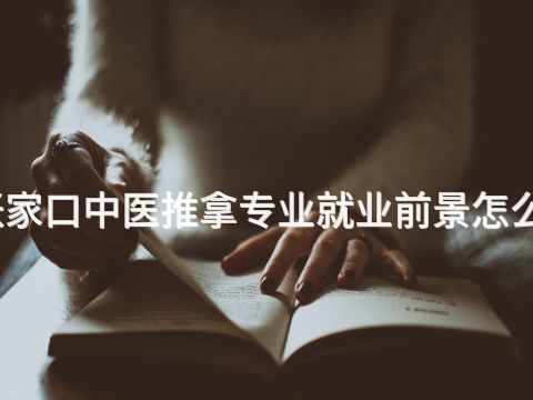 张家口中医推拿专业就业前景怎么样