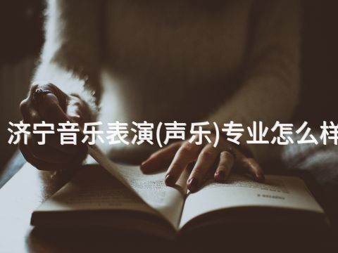 济宁音乐表演(声乐)专业怎么样