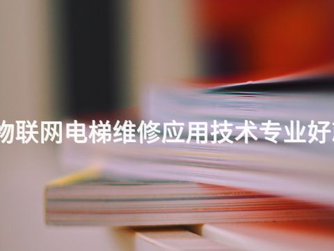 绵阳物联网电梯维修应用技术专业好就业吗