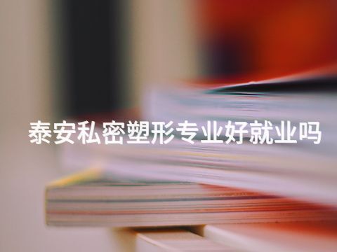 泰安私密塑形专业好就业吗(图1)