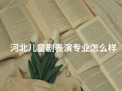 河北儿童剧表演专业怎么样(图1) 河北儿童剧表演专业怎么样(图1)