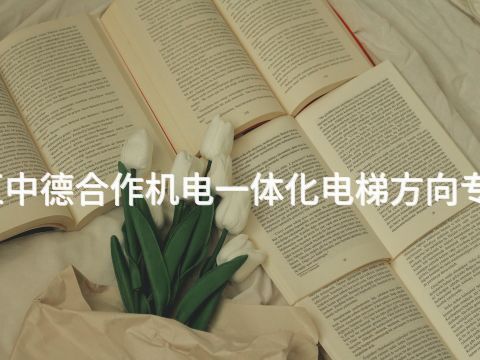 雄安新区中德合作机电一体化电梯方向专业怎么样(图1) 雄安新区中德合作机电一体化电梯方向专业怎么样(图1)