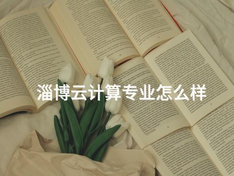 淄博云计算专业怎么样