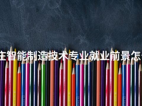 枣庄智能制造技术专业就业前景怎么样
