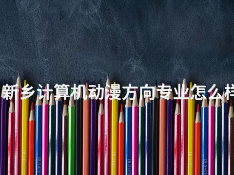 新乡计算机动漫方向专业怎么样