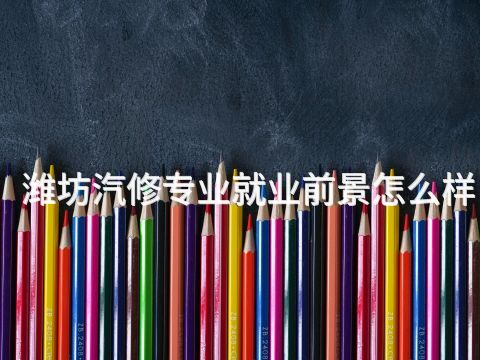 潍坊汽修专业就业前景怎么样(图1) 潍坊汽修专业就业前景怎么样(图1)