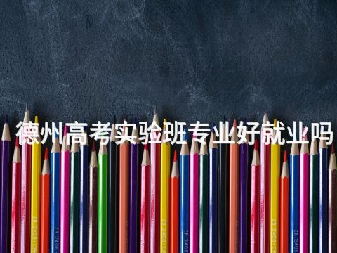 德州高考实验班专业好就业吗(图1) 德州高考实验班专业好就业吗(图1)
