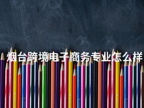 烟台跨境电子商务专业怎么样(图1) 烟台跨境电子商务专业怎么样(图1)