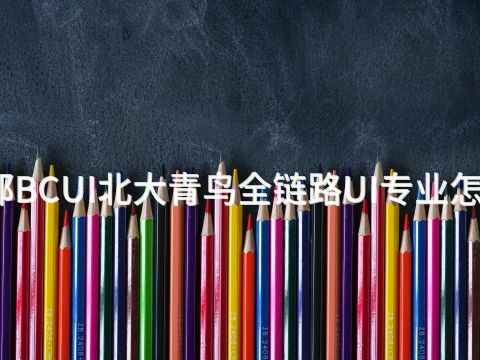 成都BCUI北大青鸟全链路UI专业怎么样(图1) 成都BCUI北大青鸟全链路UI专业怎么样(图1)