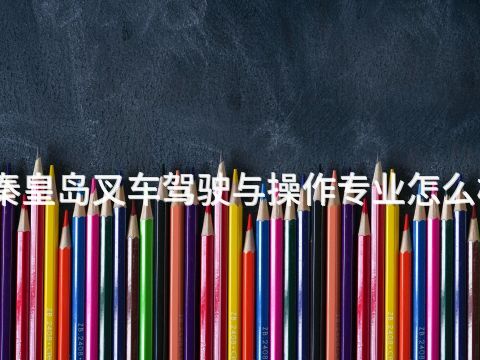 秦皇岛叉车驾驶与操作专业怎么样(图1)