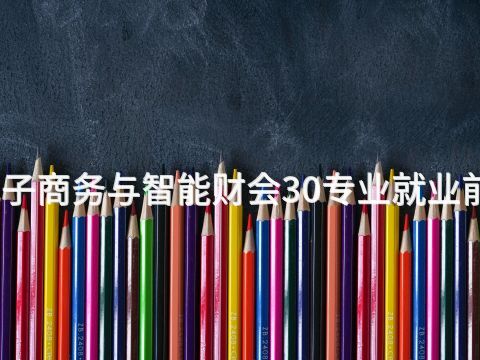 张家口电子商务与智能财会30专业就业前景怎么样(图1)