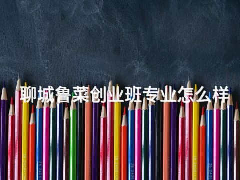 聊城鲁菜创业班专业怎么样