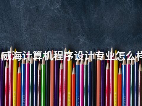 威海计算机程序设计专业怎么样(图1) 威海计算机程序设计专业怎么样(图1)