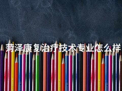 菏泽康复治疗技术专业怎么样(图1) 菏泽康复治疗技术专业怎么样(图1)