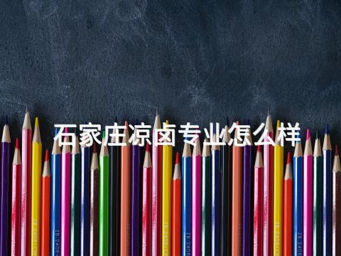石家庄凉卤专业怎么样