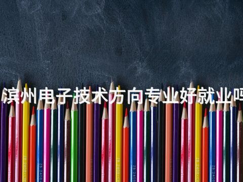 滨州电子技术方向专业好就业吗