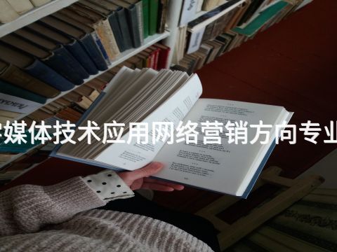 臨沂數字媒體技術應用網絡營銷方向專業好就業嗎