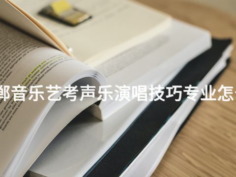 邯郸音乐艺考声乐演唱技巧专业怎么样