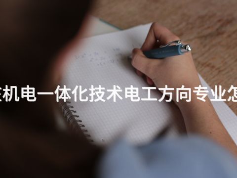 枣庄机电一体化技术电工方向专业怎么样