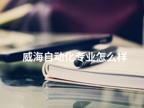 威海自动化专业怎么样