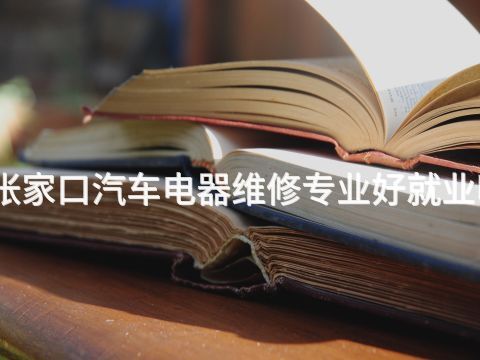 张家口汽车电器维修专业好就业吗
