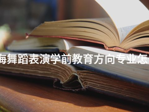 威海舞蹈表演学前教育方向专业怎么样