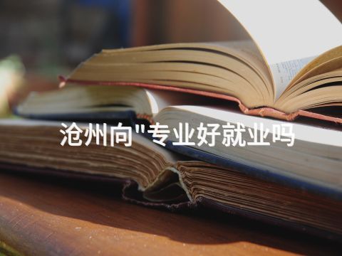 沧州向"专业好就业吗