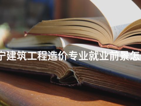 济宁建筑工程造价专业就业前景怎么样